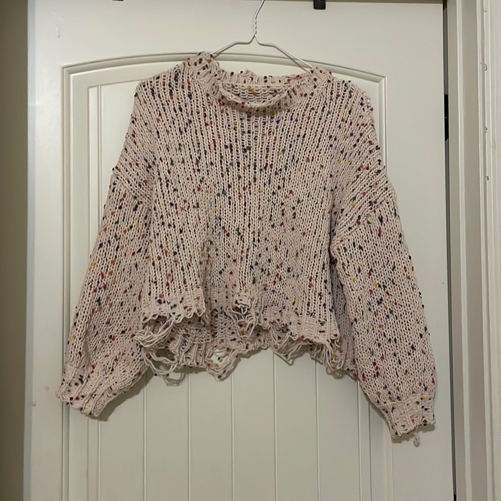 SHEIN crop sweater